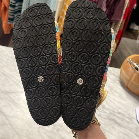 Arizona Love Apache Raffia Multicolor Sandal Size 38/8 - Picture 5 of 14